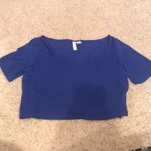 Royal Blue crop top